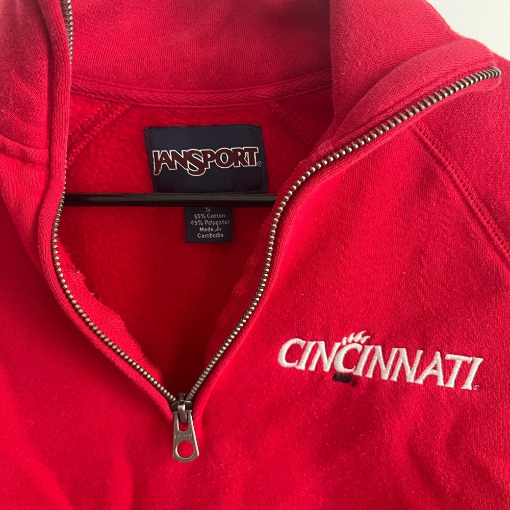 University of Cincinnati Half Zip